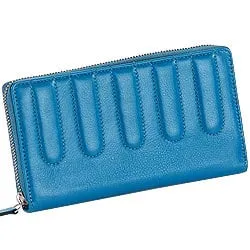 Buy Leather Ladies Wallet in Sky Blue Buy Leather Ladies Wallet in Sky Blue