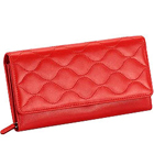 Red Wave shaped Genuine Leather Ladies Wallet from Leather Talks Red Wave shaped Genuine Leather Ladies Wallet from Leather Talks