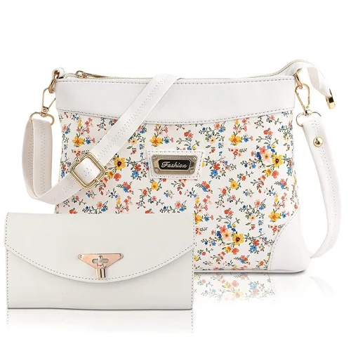 Fiesto Fashion Charming White Women Handbag and Clutch