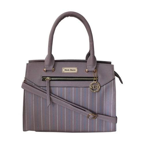 Beautiful Ladies Bag with Striped Front Design Beautiful Ladies Bag with Striped Front Design