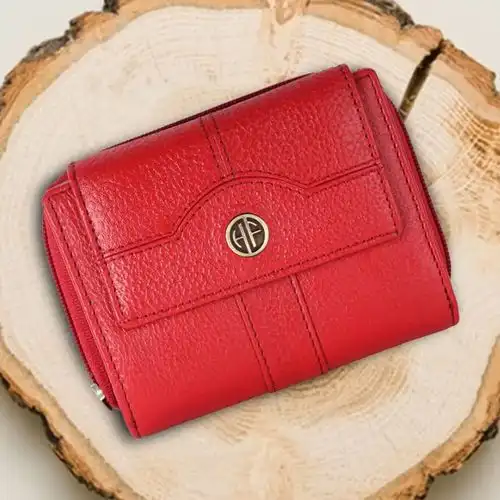 Attractive Leather RFID Protected Womens Purse