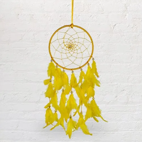 Hand Designed Beaded Dreamcatcher Feng Shui Showpiece Hand Designed Beaded Dreamcatcher Feng Shui Showpiece