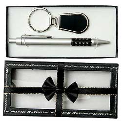 Charming Key Ring with Pen Gift Set Charming Key Ring with Pen Gift Set