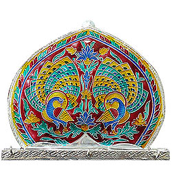 Designer Meenakari designed Wall key Hanger Designer Meenakari designed Wall key Hanger