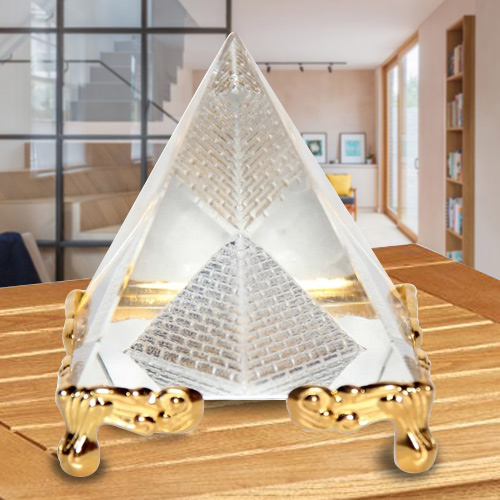Pyramid With golden stand Pyramid With golden stand