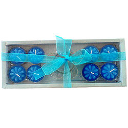 8 pcs decorative candle with glass stand 8 pcs decorative candle with glass stand