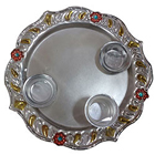 Extravagant Meenakari Aarti Thali with Enormous Merriment Extravagant Meenakari Aarti Thali with Enormous Merriment