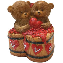 Romantic Couple Teddy with a Heart Romantic Couple Teddy with a Heart