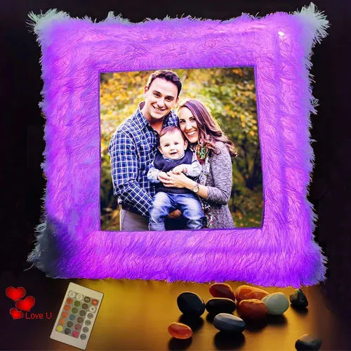 Graceful Personalized LED Cushion