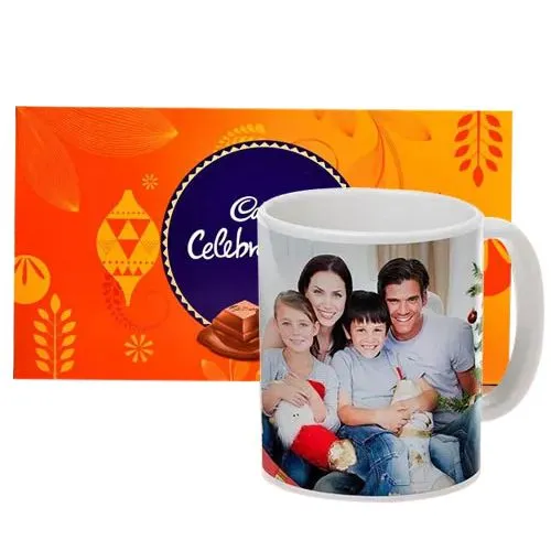 Order Personalized Coffee Mug with Cadbury Celebrations Pack