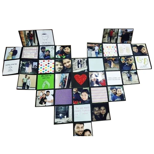 Stylish Personalized Heart Maze Card