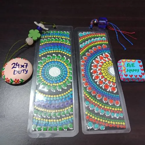 Exclusive Dot Mandala Art Bookmarker n Fridge Magnets Exclusive Dot Mandala Art Bookmarker n Fridge Magnets