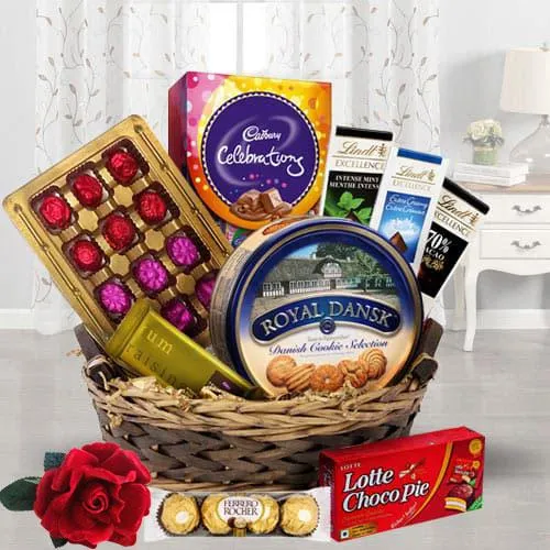 Festival Basket Full of Chocolates