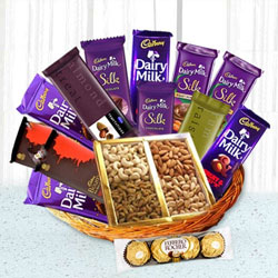 Precious Occasional Chocolate Hamper Basket Precious Occasional Chocolate Hamper Basket