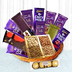 Precious Occasional Chocolate Hamper Basket Precious Occasional Chocolate Hamper Basket