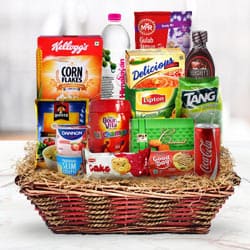 Energetic Deck the Halls Breakfast Gift Hamper Energetic Deck the Halls Breakfast Gift Hamper