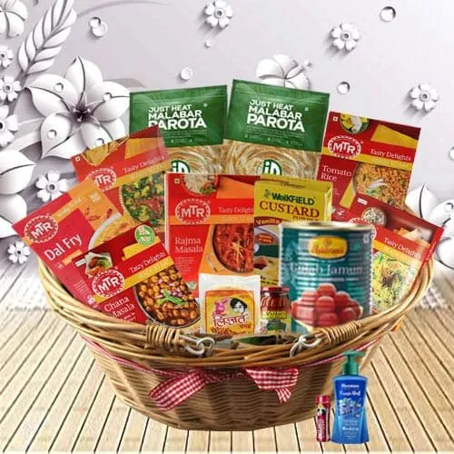 Delicious North Indian Food Basket for Mom Delicious North Indian Food Basket for Mom