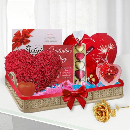 Delightful Choco Lovers Valentine Gift Basket<br><br> Delightful Choco Lovers Valentine Gift Basket<br><br>