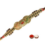 Eye-Catching One Multicolour Stone Rakhi Eye-Catching One Multicolour Stone Rakhi