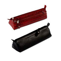 Genuine leather pencil case from Leather talks Genuine leather pencil case from Leather talks