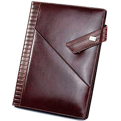 Genuine Leather Brown Colored Writing Cum Conference Pad from Leather Talk Genuine Leather Brown Colored Writing Cum Conference Pad from Leather Talk