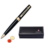 Captivating Gloss Black Gold Tone Trim Ball Point Pen From Sheaffer with free Roli Tilak and Chawal Captivating Gloss Black Gold Tone Trim Ball Point Pen From Sheaffer with free Roli Tilak and Chawal