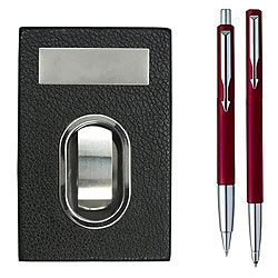 Amazing Visiting Card Holder with Parker Vector Gift Set Amazing Visiting Card Holder with Parker Vector Gift Set