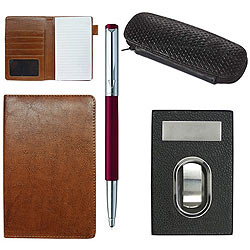 Elegant Combo of Visiting Card Holder, Multipurpose Passport Holder and 1 Parker Vector Pen with Pen Case Elegant Combo of Visiting Card Holder, Multipurpose Passport Holder and 1 Parker Vector Pen with Pen Case