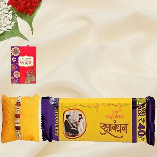 Personalized Chocolate Rakhi Treat for Pyare Bhaiya