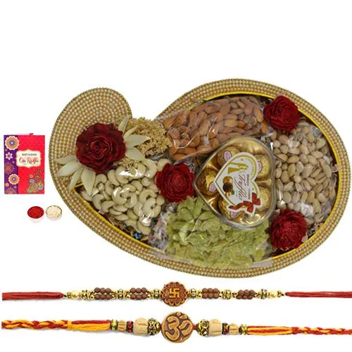 Auspicious Rakhi N Savoury Dry Fruits