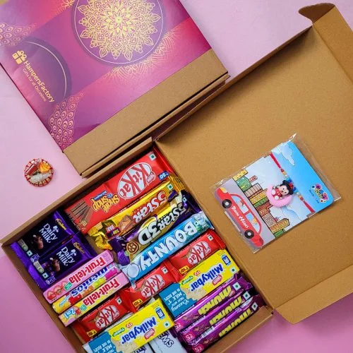 Adorable Mickey Rakhi N Chocolates Combo Adorable Mickey Rakhi N Chocolates Combo