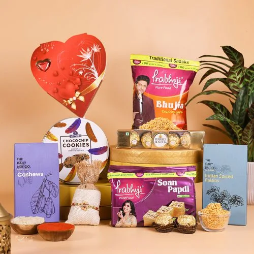 Premium Rakhi Joy Hamper Box Premium Rakhi Joy Hamper Box