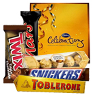 Splendid Chocolate Hamper for Sister with Impressions of Love Splendid Chocolate Hamper for Sister with Impressions of Love
