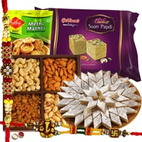 Arresting Hamper of Rakhi Special Tidbits Arresting Hamper of Rakhi Special Tidbits