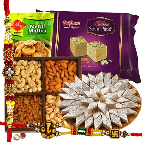 Arresting Hamper of Rakhi Special Tidbits Arresting Hamper of Rakhi Special Tidbits