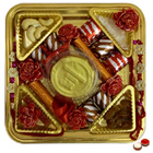 Ambrosial Attachment Rakhi Chocolate Thali Ambrosial Attachment Rakhi Chocolate Thali