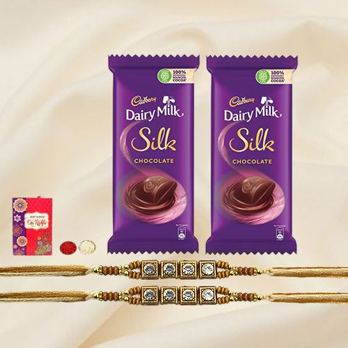 Divine Rudraksh Rakhi Assemblage Divine Rudraksh Rakhi Assemblage