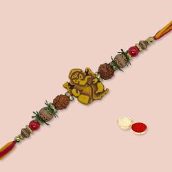 Beautiful Auspicious Rakhi for Brother with Love Beautiful Auspicious Rakhi for Brother with Love