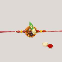Scintillating Bond of Love with Beaded Thread Rakhi Scintillating Bond of Love with Beaded Thread Rakhi