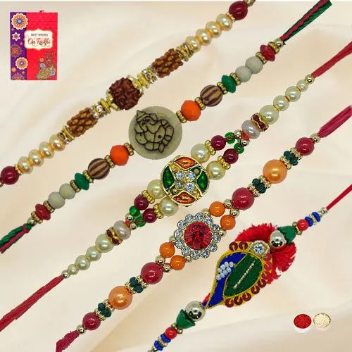 Refreshing Rakhi with Blissful Wishes Refreshing Rakhi with Blissful Wishes