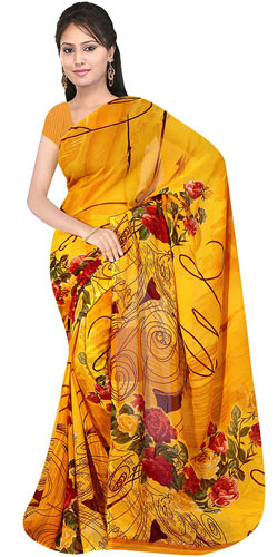 Beautiful Printed Saree from Suredeal Collection Beautiful Printed Saree from Suredeal Collection