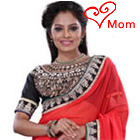 Fabulous Orange Crepe Printed Saree Collection Fabulous Orange Crepe Printed Saree Collection