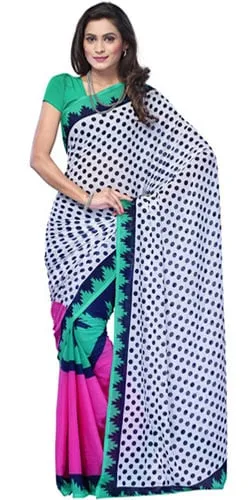 Hued Radiance Chiffon Saree