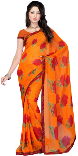 Exciting Pep Georgette Saree Exciting Pep Georgette Saree
