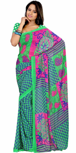 Jaunty Frenzy Chiffon Saree Jaunty Frenzy Chiffon Saree