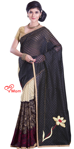 Exclusive Glitz Net Chanderi Saree Exclusive Glitz Net Chanderi Saree