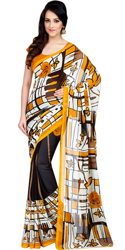 Dapper Dani Georgette Saree Dapper Dani Georgette Saree