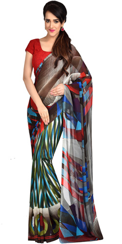Superb Looking Georgette Saree Superb Looking Georgette Saree