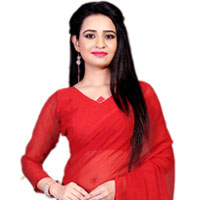 Gorgeous Art Chiffon Printed Design Saree in Red Color for Ladies Gorgeous Art Chiffon Printed Design Saree in Red Color for Ladies
