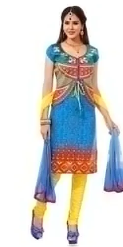Dazzling Multicoloured Pure Cotton Printed Salwar Suit